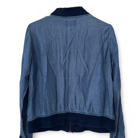 G.H. Bass & Co. thin denim zip up jacket - Picture 4 of 5